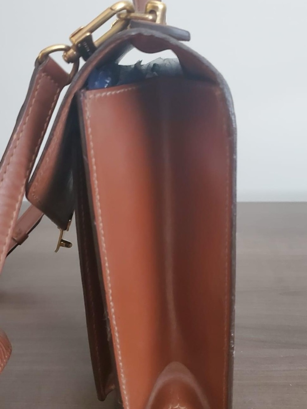 Louis Vuitton Monceau 28 Satchel with Brass color hardware. Great project bag - Picture 12 of 16